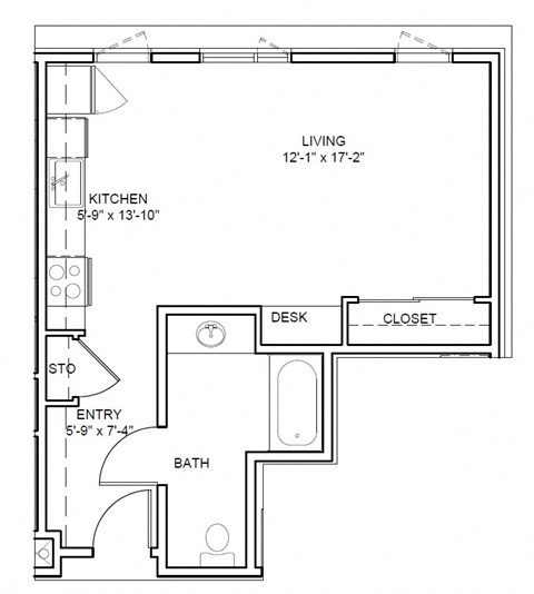 1306 NE 2nd Studio-2 Beds Apartment, Affordable for Rent - Photo Gallery 26